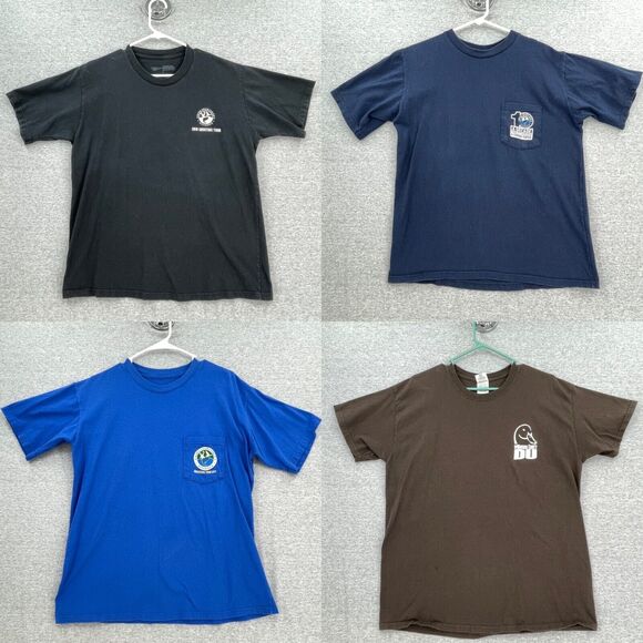 TShirts Mens Extra Large 4 PC Lot Cotton Tee Short Sleeve Hunting Shooting Tee - Picture 1 of 12